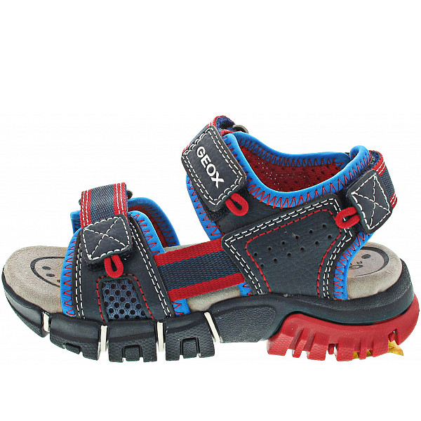 Geox Dynomix Boy Sandale navy-red