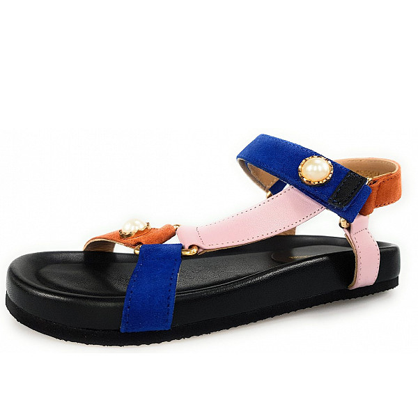 Copenhagen Shoes peace with pearl 22 Sandalette 01 Black Multi