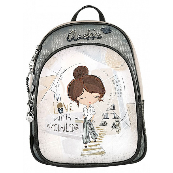 Anekke Mochila Rucksack grau/braun/multi 197