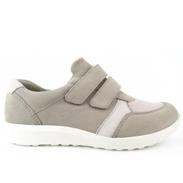 Waldläufer M-Ira stein cement Klettschuh STEIN CEMENT