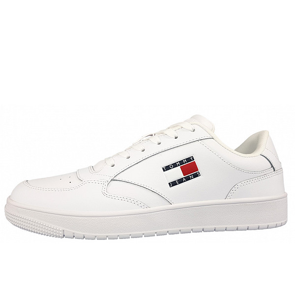 Tommy Hilfiger Retro Leather Sneaker YBS white