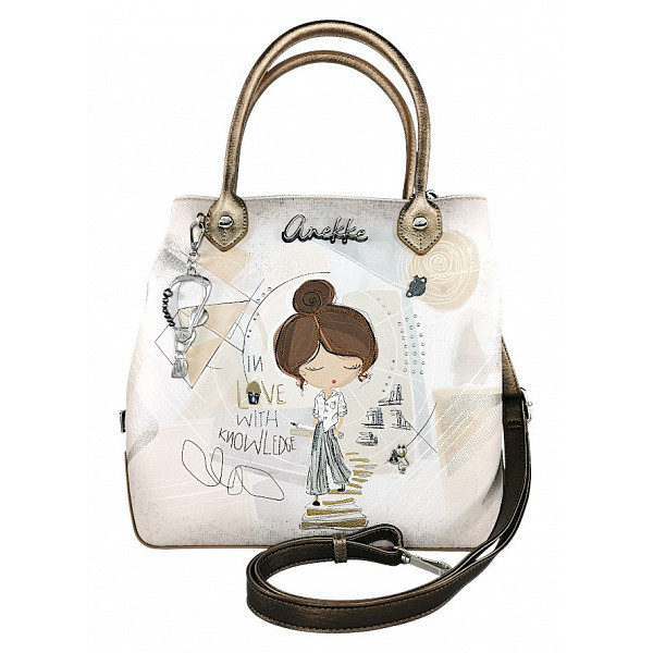 Anekke Bolso de asa Corta Tasche creme/multi 420