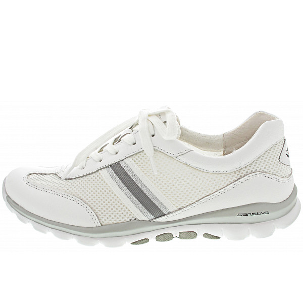 Gabor Comfort Sneaker low weiss(w/silb/grau)