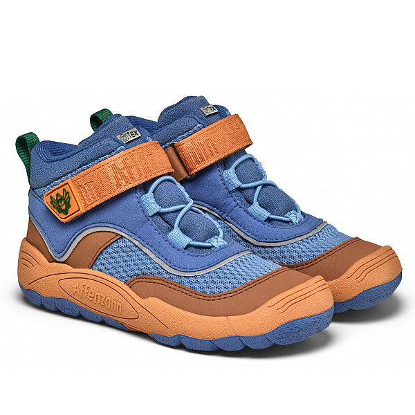 Affenzahn Explory Bird of Paradise Klettstiefel blau orange