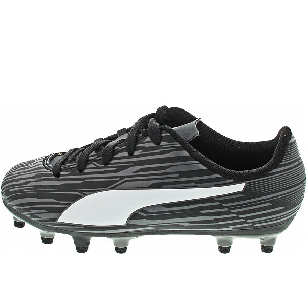 Puma Rapido III FG/AG Jr Fußballschuh Nocken black-white