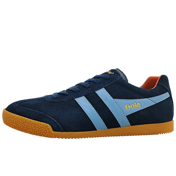 Gola Harrier sportlicher Schnürer navy/iceburg/mood orange