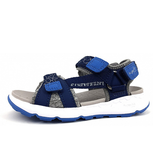 Superfit Criss Cross Sandale 8000 blau/hellblau