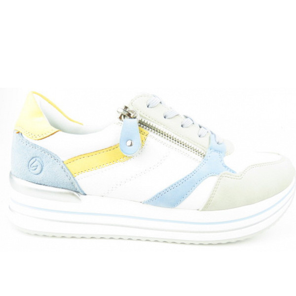 Remonte Remonte FS Halbschuh Sneaker low vapor/weiss/aqua/sun/ci