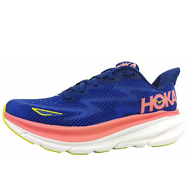 Hoka W Clifton 9 Laufschuh Sky/ Coral