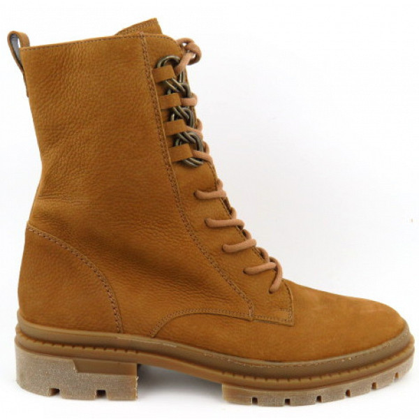 Paul Green Nubuk caramel Stiefelette Caramel