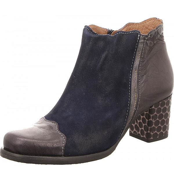 Charme Stiefelette blau kombi.