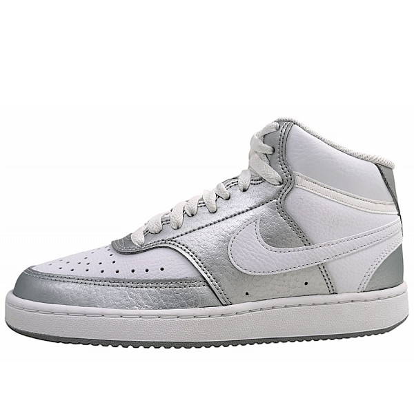 Nike Court Vision MID Stiefel 108 white silver