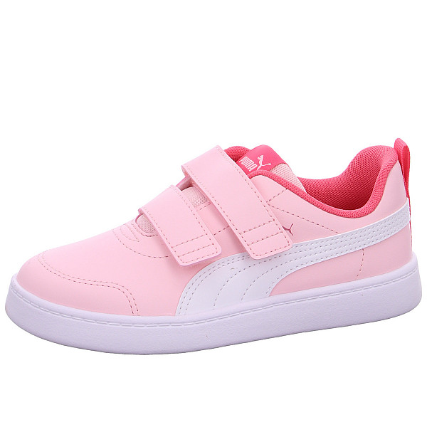 Puma Courtflex v2 V PS Klettschuh 025 almond blossom white