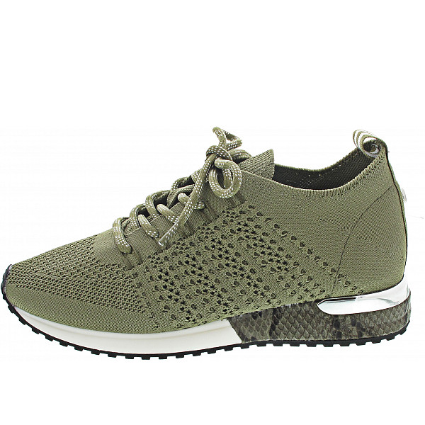 La Strada Sneaker lt.kaki knitted