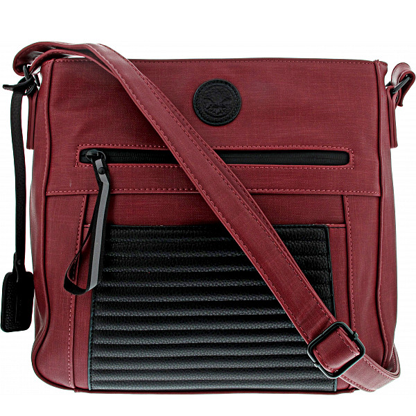 Rieker Tasche rot/schwarz