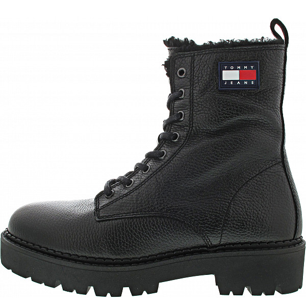 Tommy Jeans Lace Up Heritage Boot Boots black