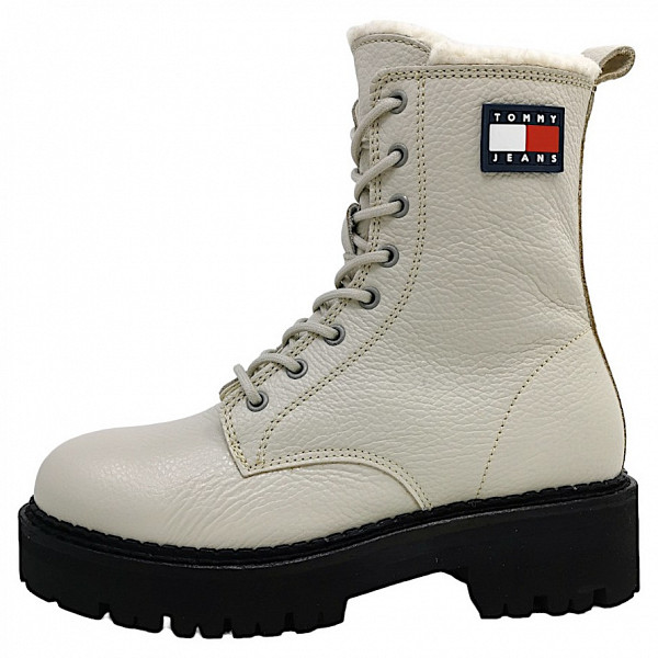 Tommy Hilfiger Urban Boots Schnürstiefel ACG White