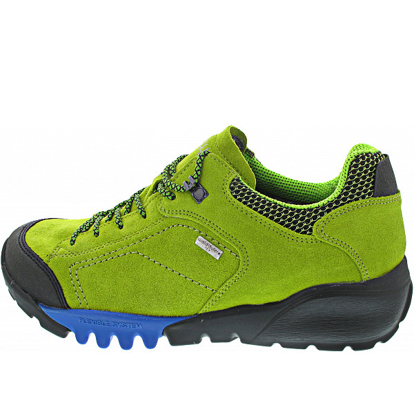 Waldläufer H-Fritz sportlicher Schnürer schwarz grün fichte