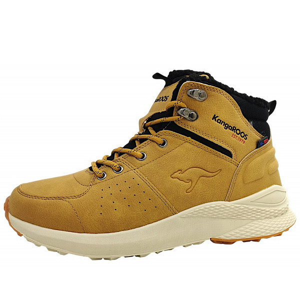 KangaRoos K-GM Hasso RV RTX Schnürstiefel tan yellow/jet black 3102