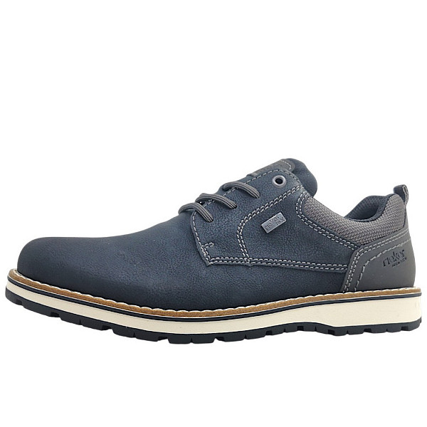 Rieker eleganter Schnürer schwarz/grau