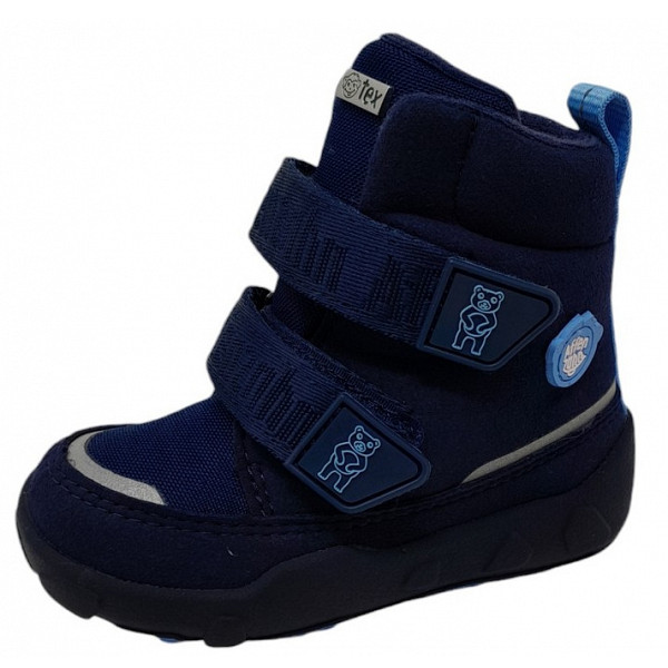 Affenzahn Comfy Bär Winterstiefel blau