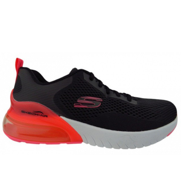 Skechers Wind Breeze schwarz/rot Sneaker schwarz/rot/weiss