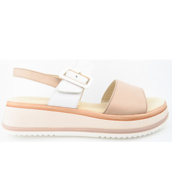 Gabor Comfort Sandale rose weiss