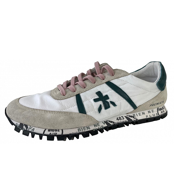 Premiata Sneaker weiss/grün