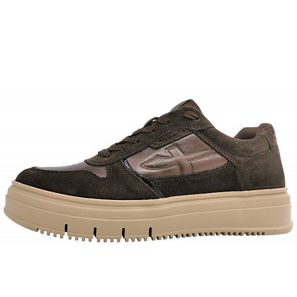 Tamaris sportlicher Schnürer mocca 351