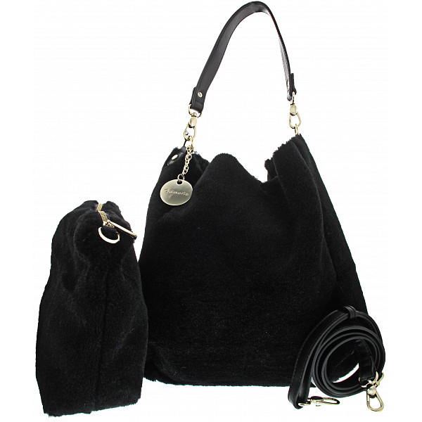Tamaris Gaja Beutel mittel Tasche black