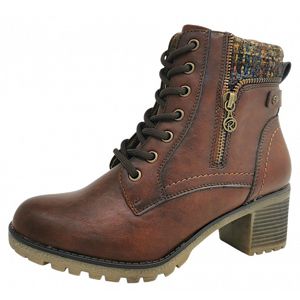 Relife Schnürstiefel cognac 029