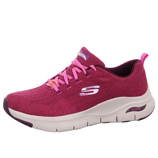 Skechers Arch Fit Comfy Wave Trainingsschuh RAS rasberry