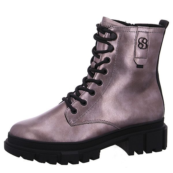 s.Oliver Schnürstiefel 915 pewter