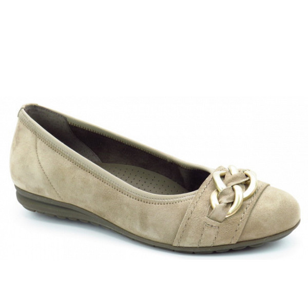 Gabor Velour sabbia Ballerina sabbia (gold matt)