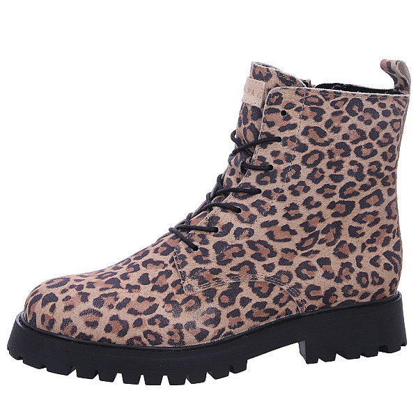 Palpa Schnürstiefel beige leopard