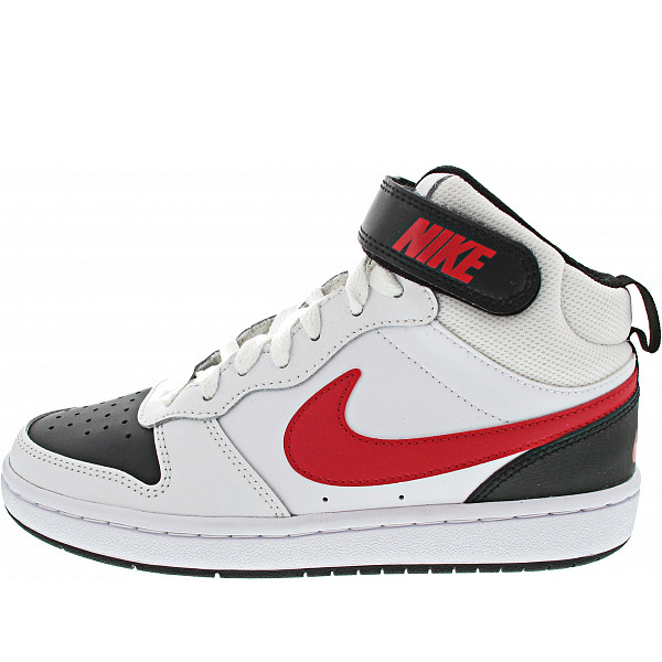 Nike Court Borough Mid 2 Sneaker high wht-university red-black