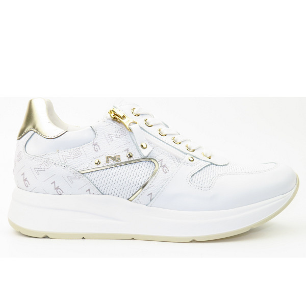 Nero Giardini Skipper Bianco grace Sneaker weiss gold