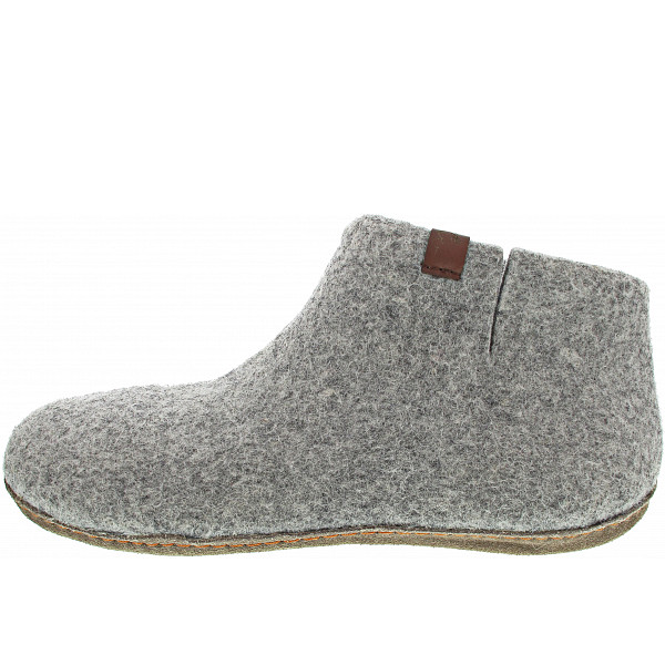 tofvel Mula Hausschuh marbled light grey