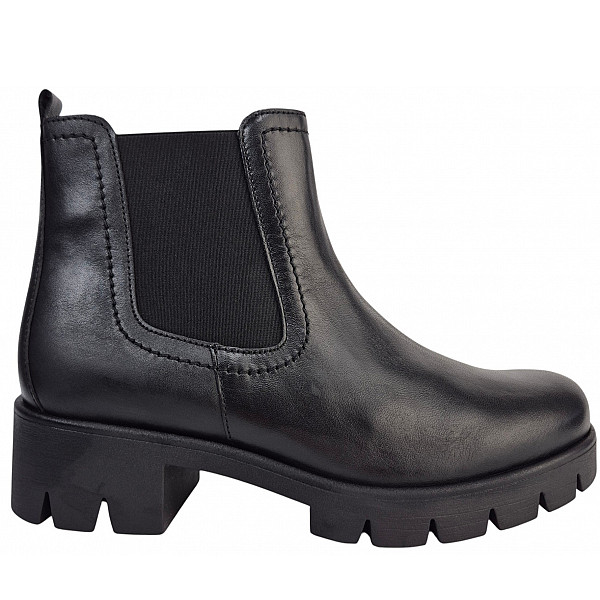 Gabor Foulardc. Flausch Stiefelette schwarz