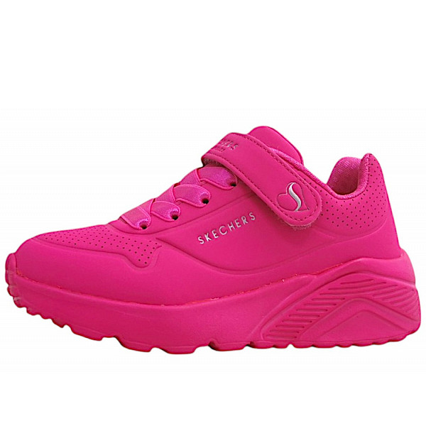 Skechers Uno Lite Klettschuh hotpink HPK