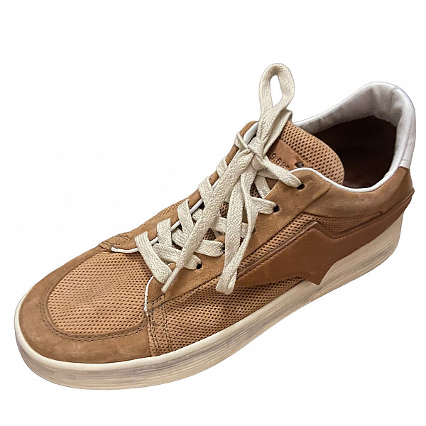 A.S.98 Sneaker camel / bianco