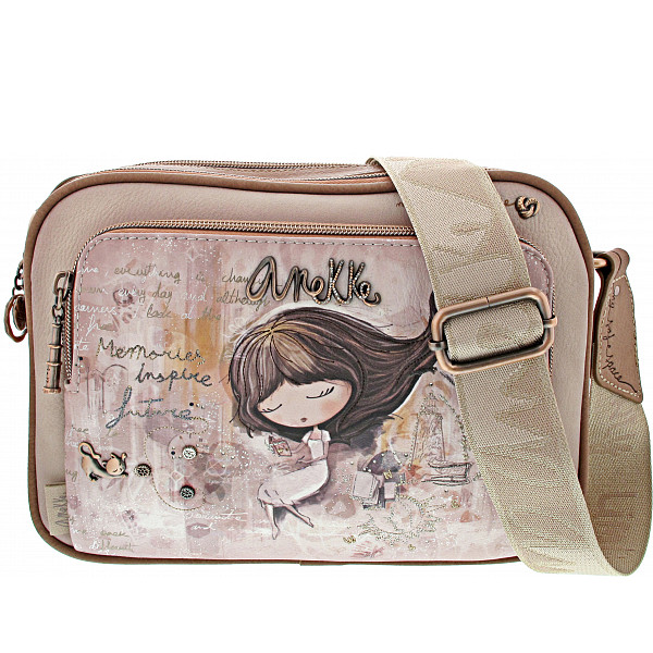 Anekke Memories Tasche beige/braun/print