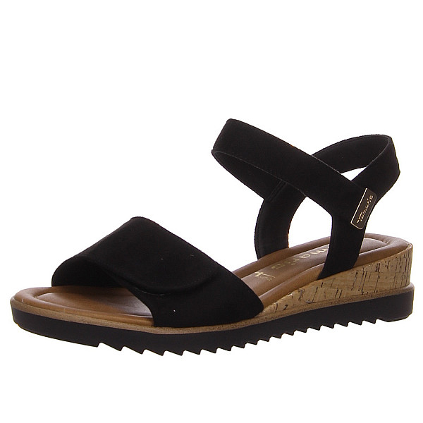 Tamaris sandalette Sandalette schwarz