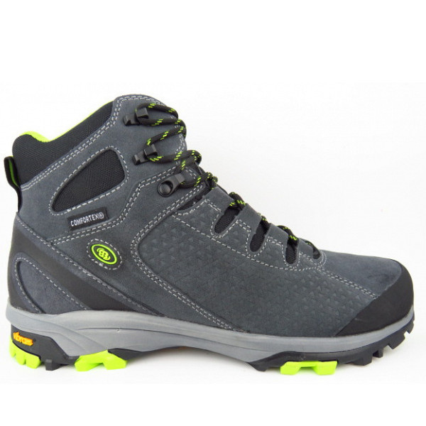 Brütting Mount Trish High Wanderstiefel anthrazit/lemon