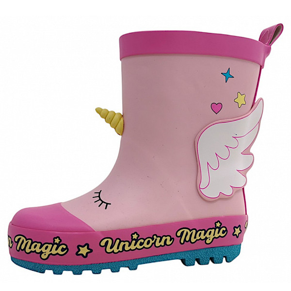 Leomil Gummistiefel FUC/PNK rose 229