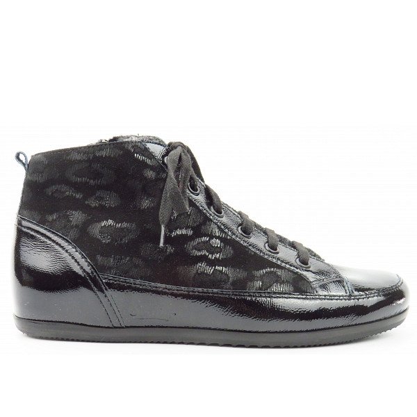 Semler Knautschl./San schw. Sneaker high schwarz