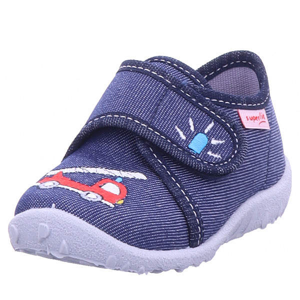 Superfit hausschuh textil \ spotty Hausschuh blau