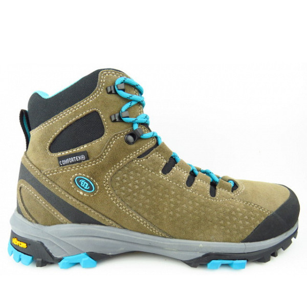 Brütting Mount Trish High Wanderstiefel braun/tUErkis