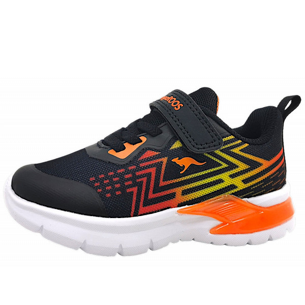 KangaRoos K-SL Arouser Trainingsschuh Jet Black/Neon Orange