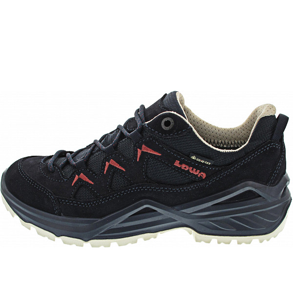 Lowa Sirkos Evo GTX Lo Ws Wanderschuh navy-rotholz